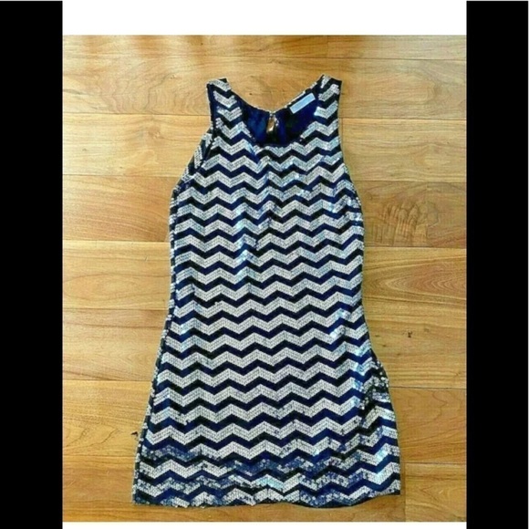 Revolver Sz Small Dress Mini Cocktail Party Sequin - Picture 1 of 4